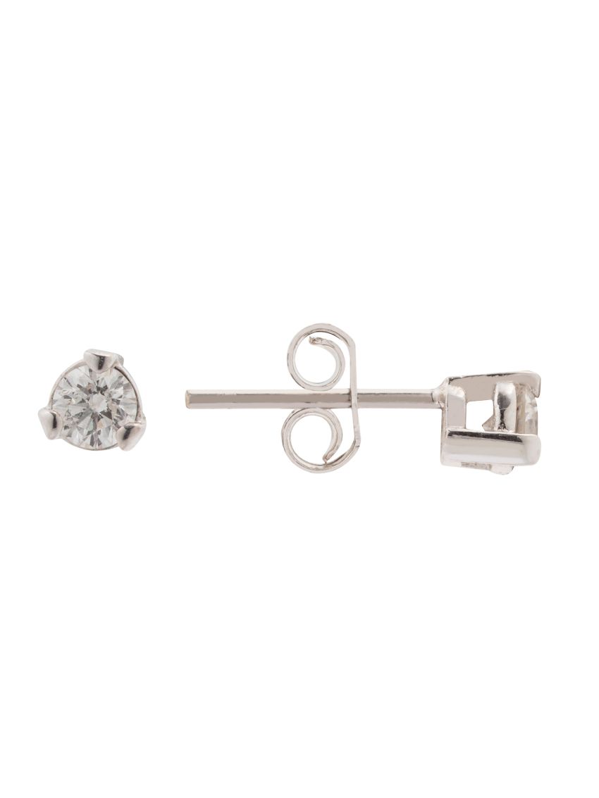 Brinco de Ouro 18k Diamante Brilhante