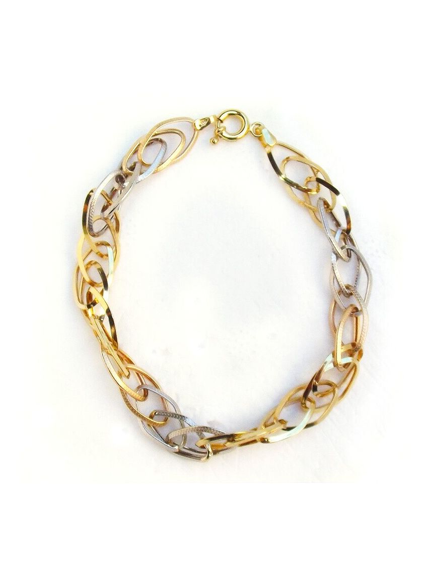 Pulseira de Ouro Gran Tricolor 3 cores