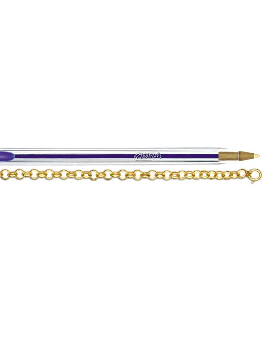 Pulseira de ouro 18k Portuguesa com bichinhos