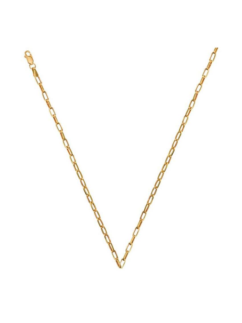 Corrente de Ouro Cartier 18k Link Fina 45 cm
