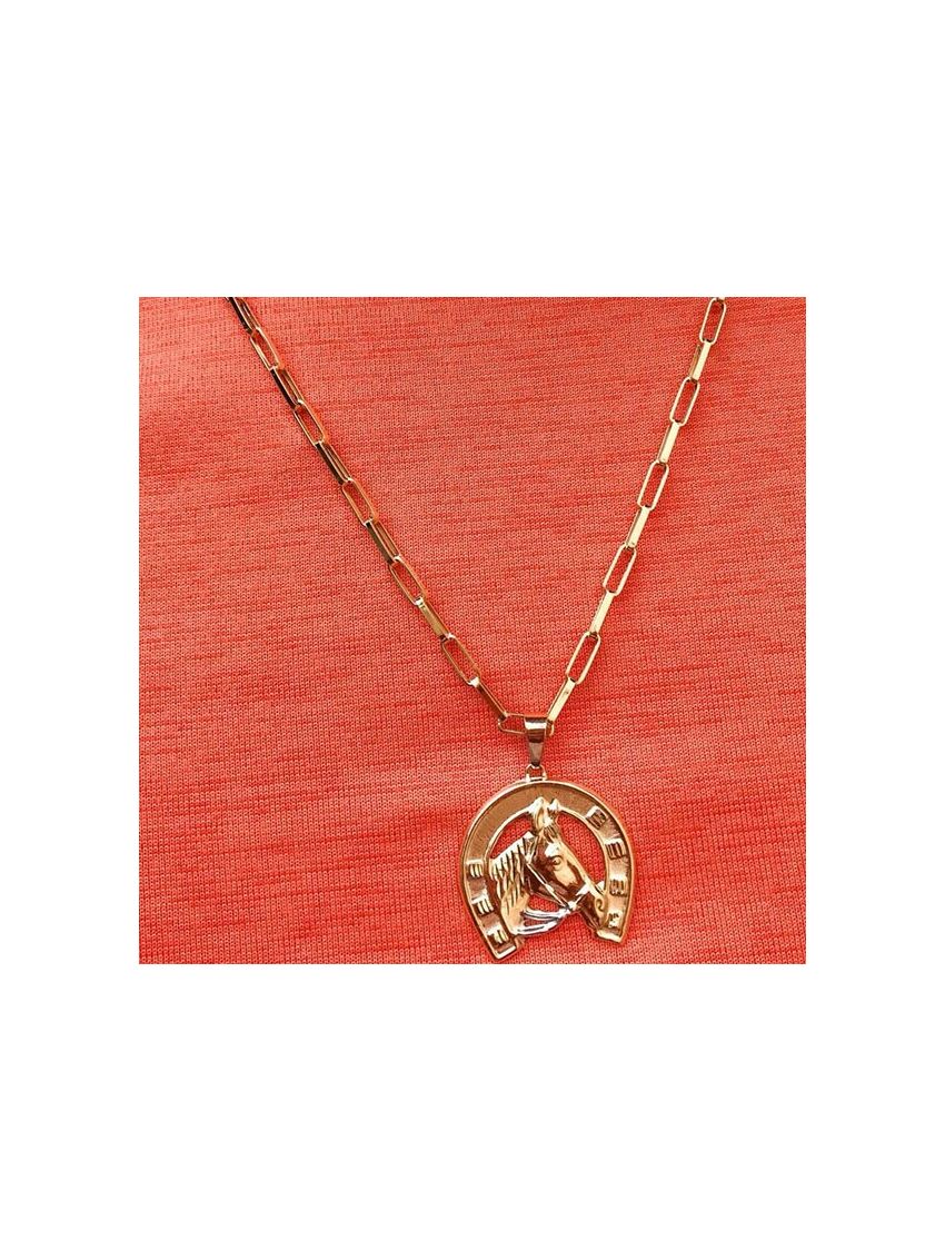 Pingente de Ouro 18k Cavalo Grande