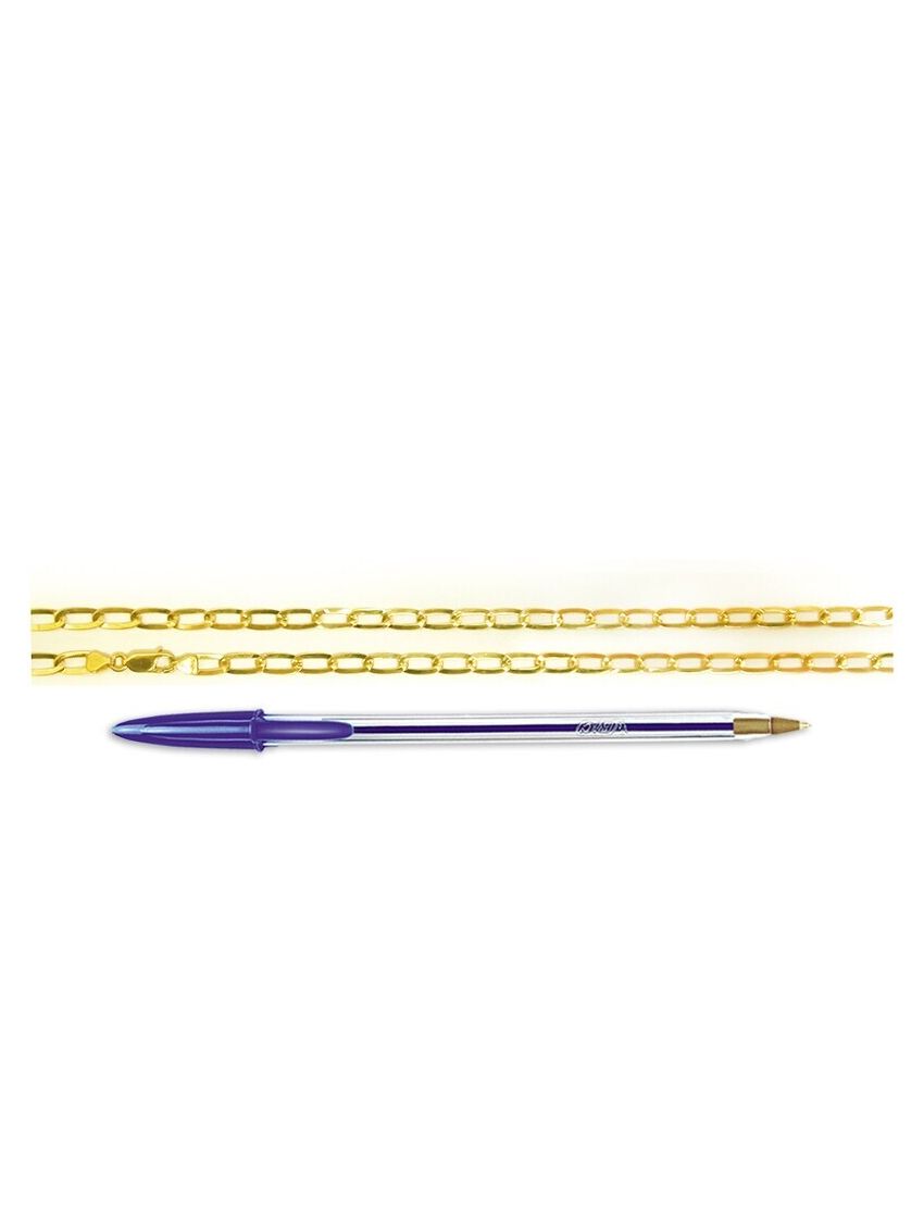 Pulseira de Ouro 18k Maglie Ovale