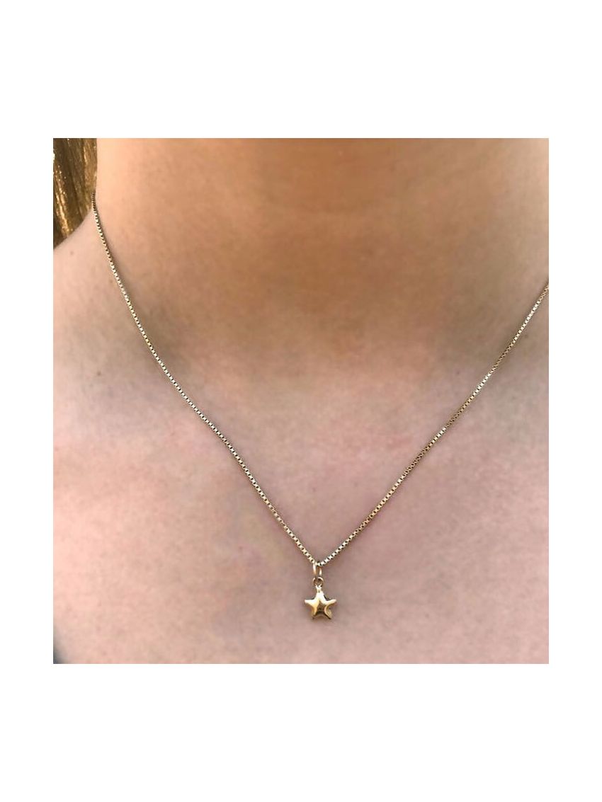 Corrente de Ouro com Pingente Estrela