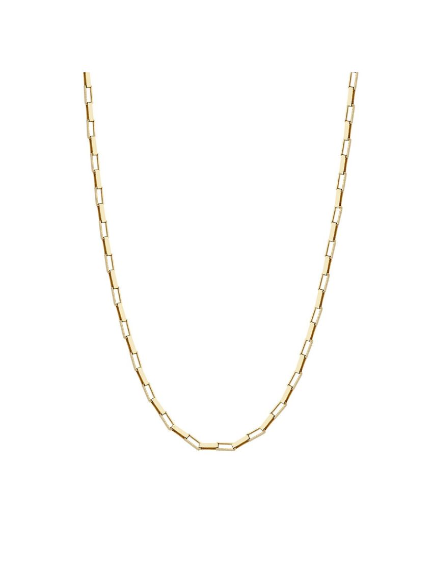 Corrente de Ouro18k Cartier Quadrada Fina