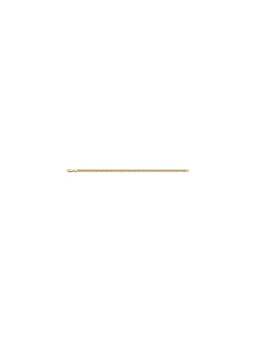 Pulseira de Ouro18k Grumet Achatada