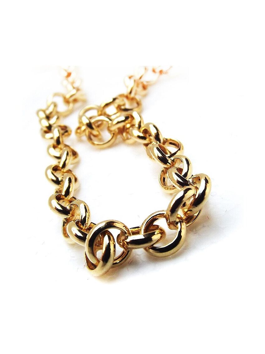 Pulseira de Ouro 18K Portuguesa grossa