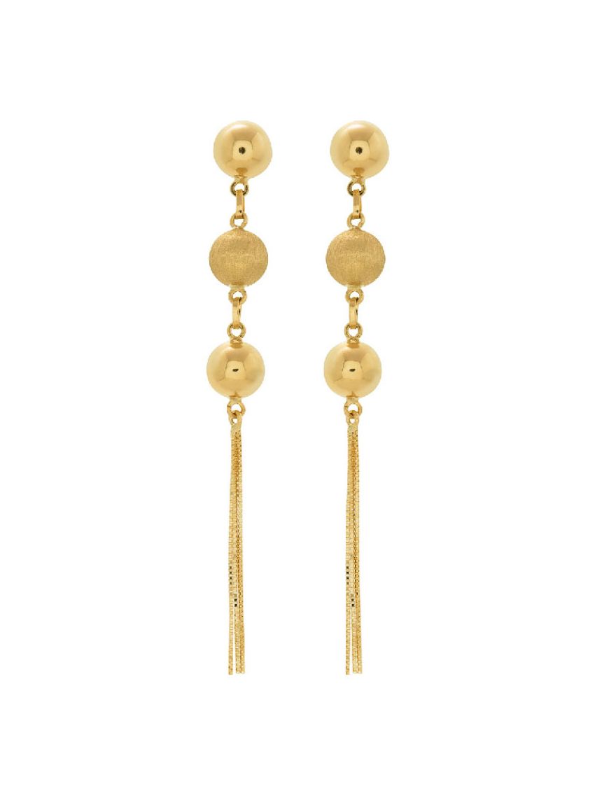 Brinco de Ouro 18k Feminino Balle