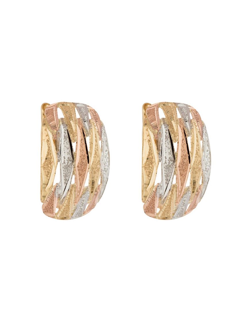Brinco de Ouro 18k Mattoni Colorati