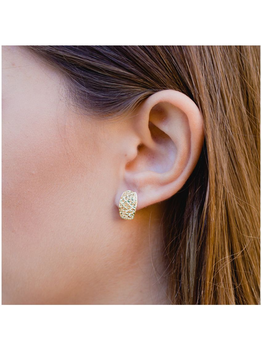Brinco Feminino de Ouro18k Rischioso