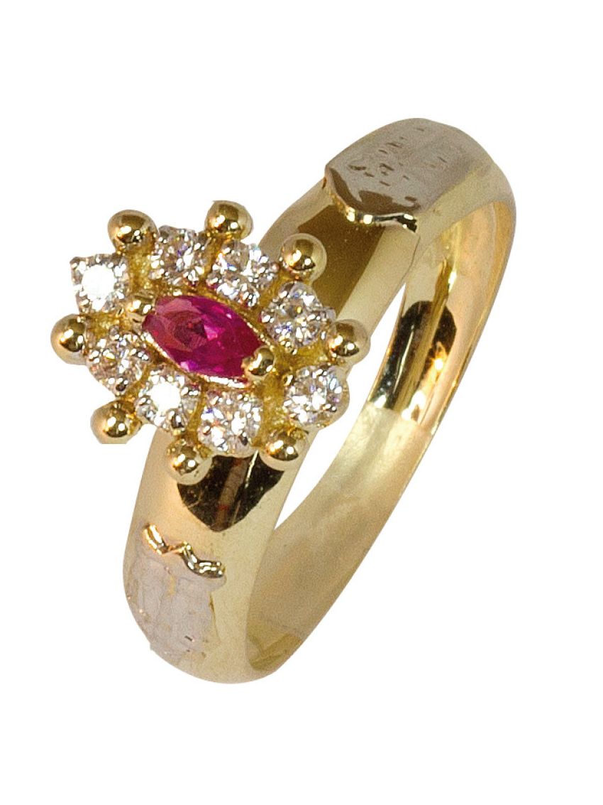 Anel de Formatura Ouro 18k An012