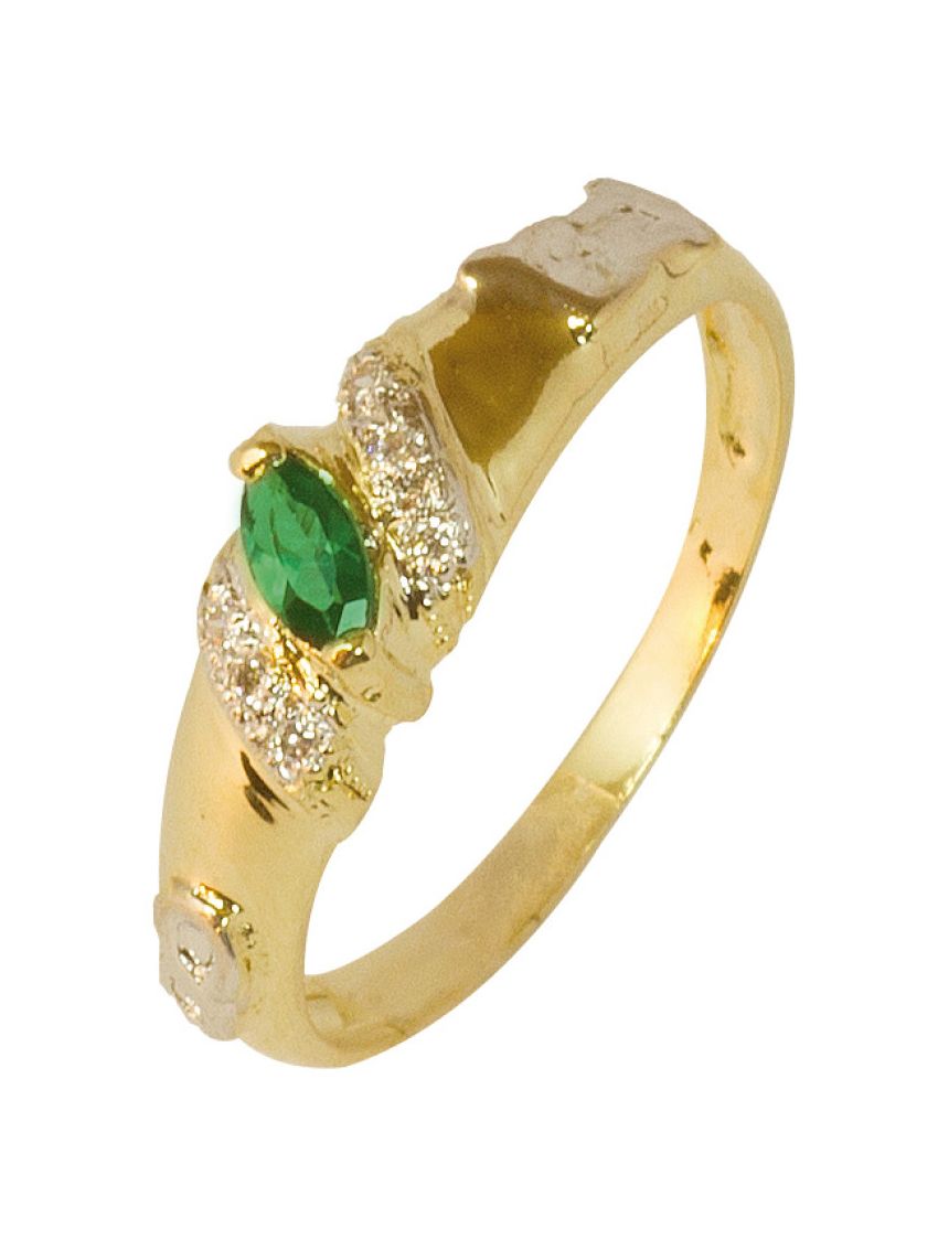 Anel de Formatura Ouro 18k An017