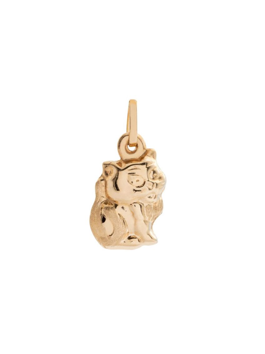 Pingente de Ouro 18k Gato