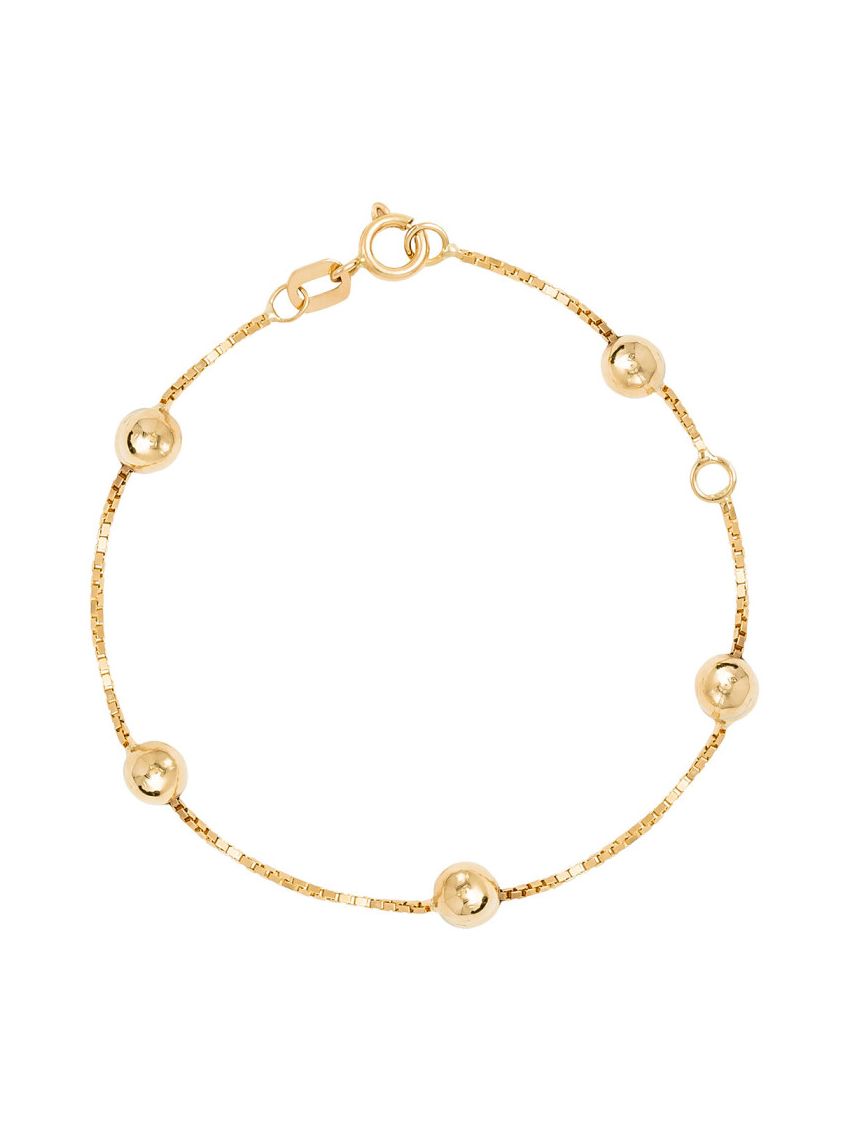 Pulseira de Ouro 18k Infantil Balle
