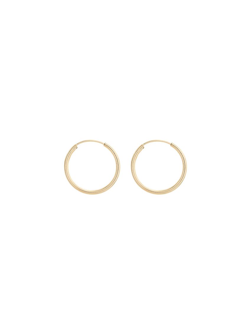 Brinco de Argola Ouro 18k Fio Redondo Mini