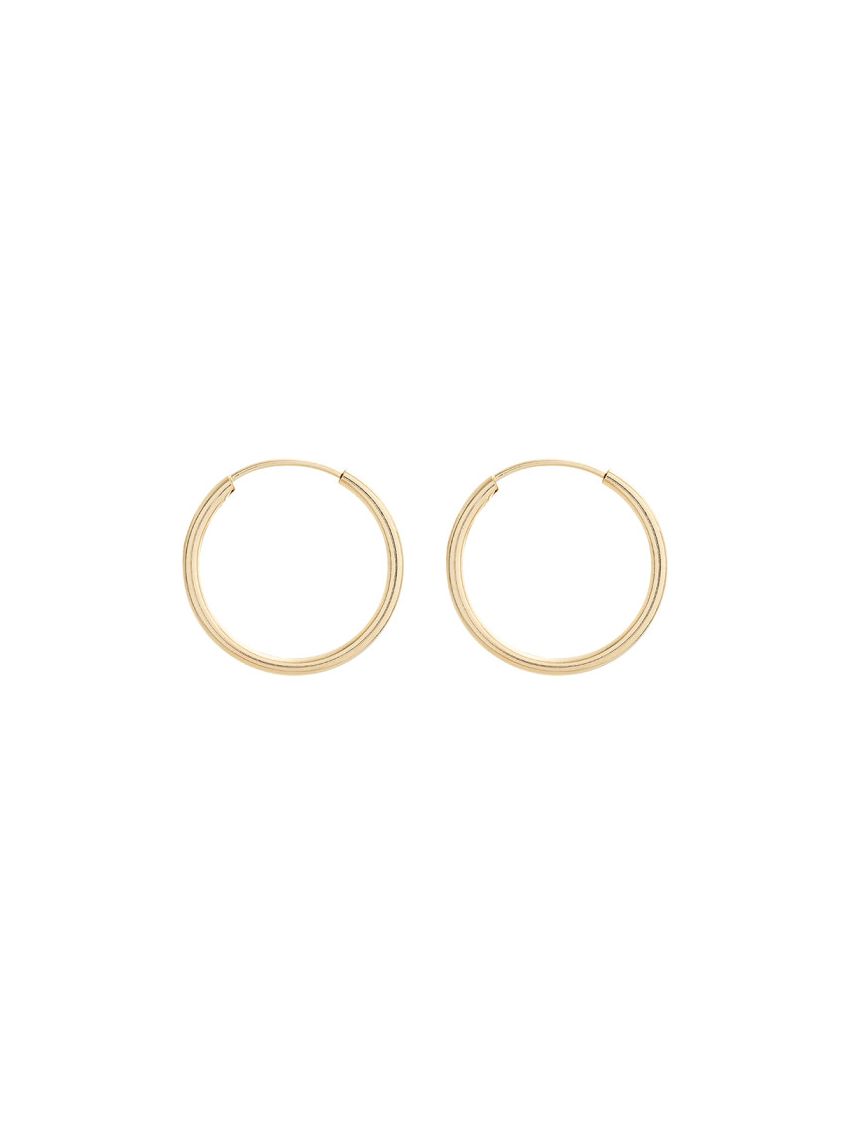 Brinco de Argola Ouro 18k Fio Redondo Pequeno