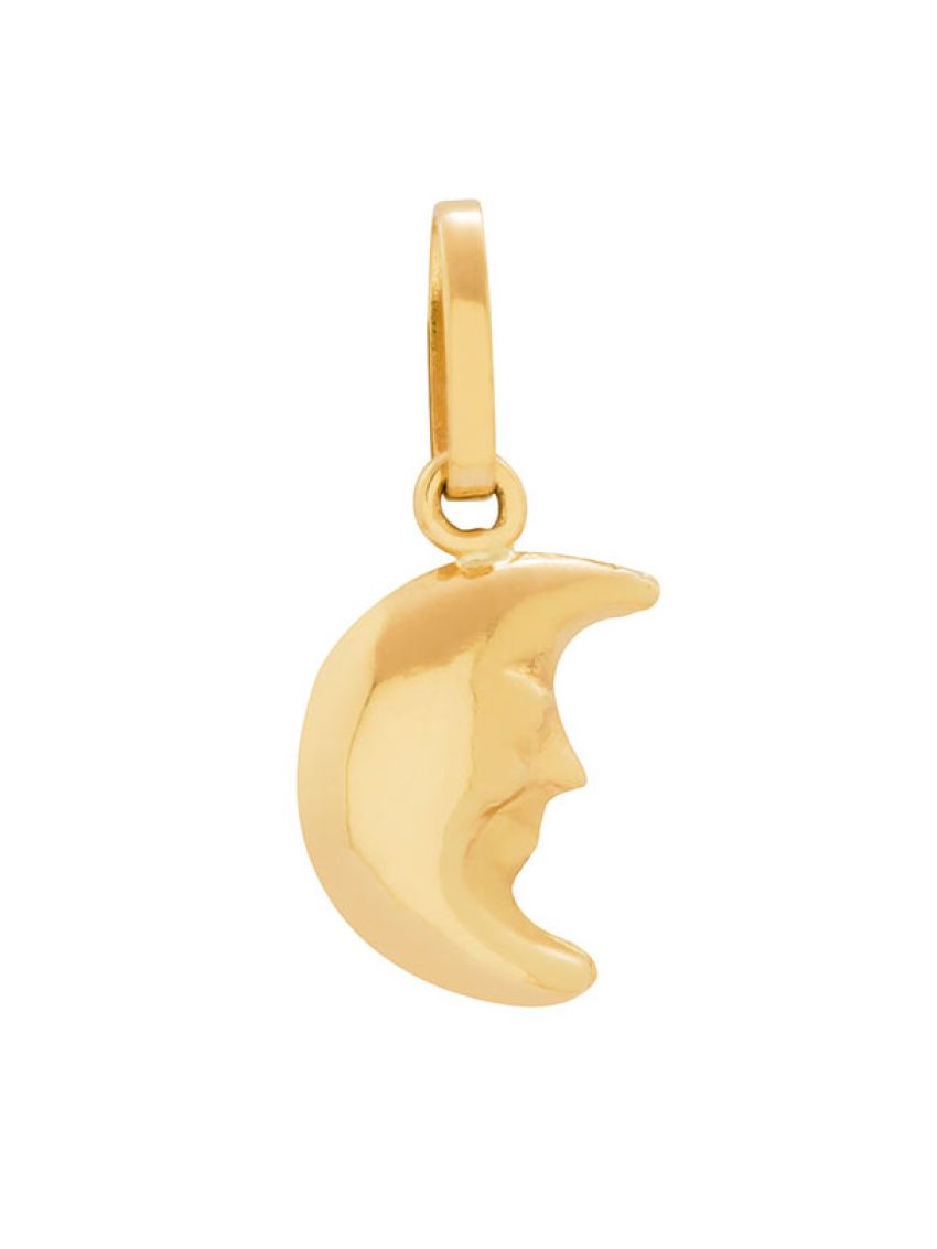 Pingente de Ouro 18k Lua