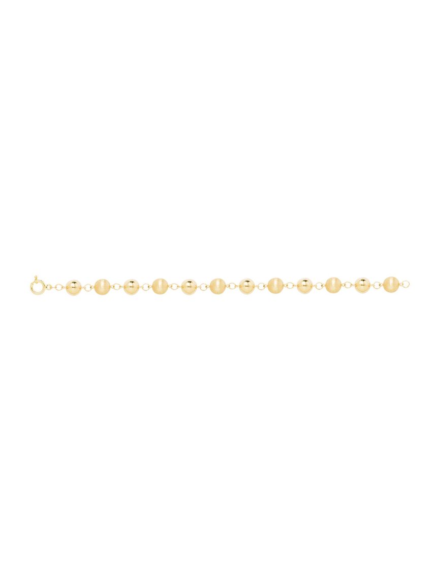 Pulseira de Ouro 18k Portuguesa Balle 9mm