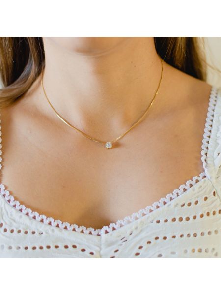 Pingente de Ouro Ponto de Luz