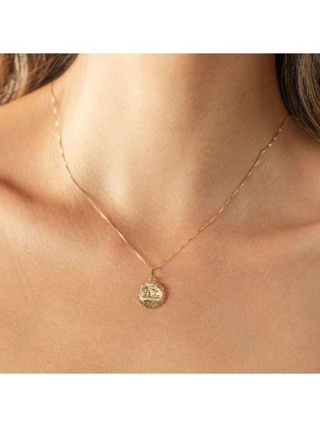 Pingente Escrava Pequeno em Ouro Amarelo 18k