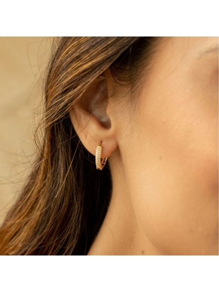 Brinco Feminino de Ouro 18k Argola Pequeno