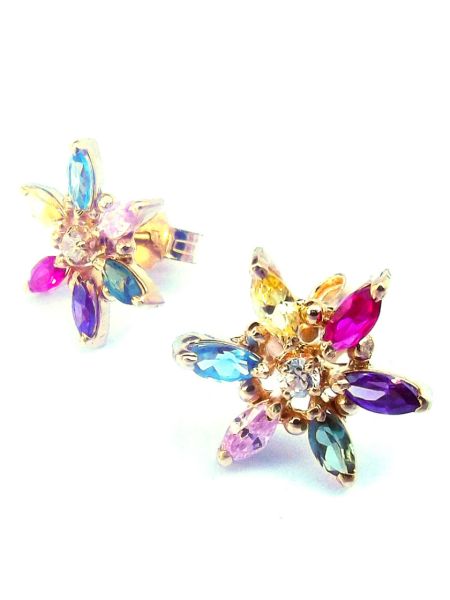 Brinco de Ouro Flor Margaridinha