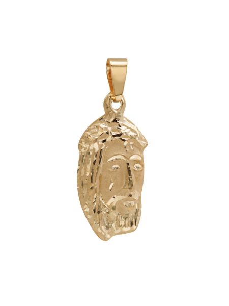 Pingente de Ouro 18k Face de Cristo Média 