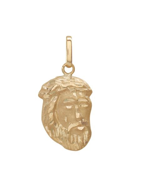 Pingente de Ouro 18k Face de Cristo Pequena 