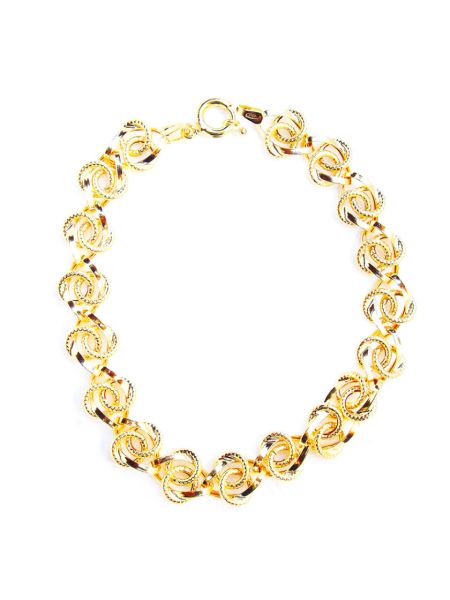 Pulseira de Ouro 18K Entrelacé