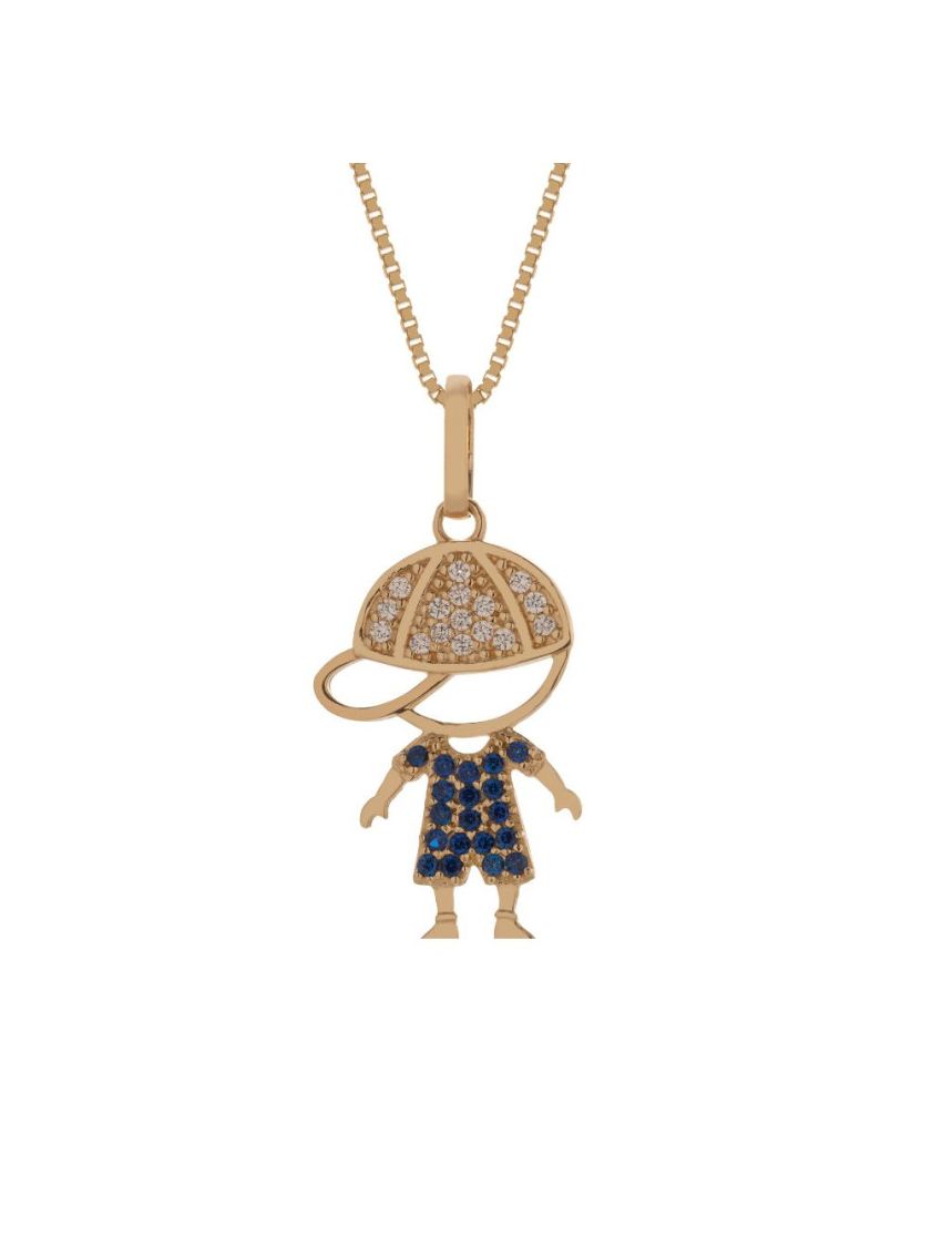 Pingente de Ouro 18k Menino