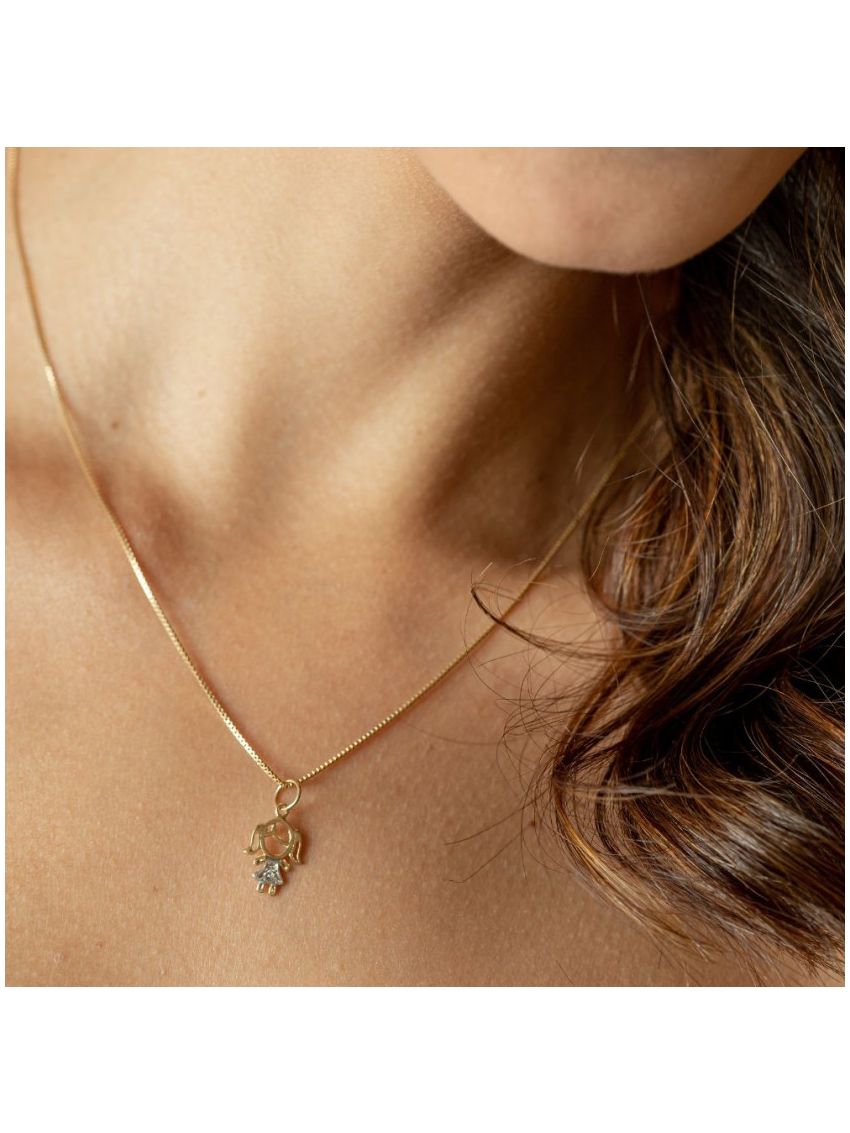 Pingente de Ouro Menina