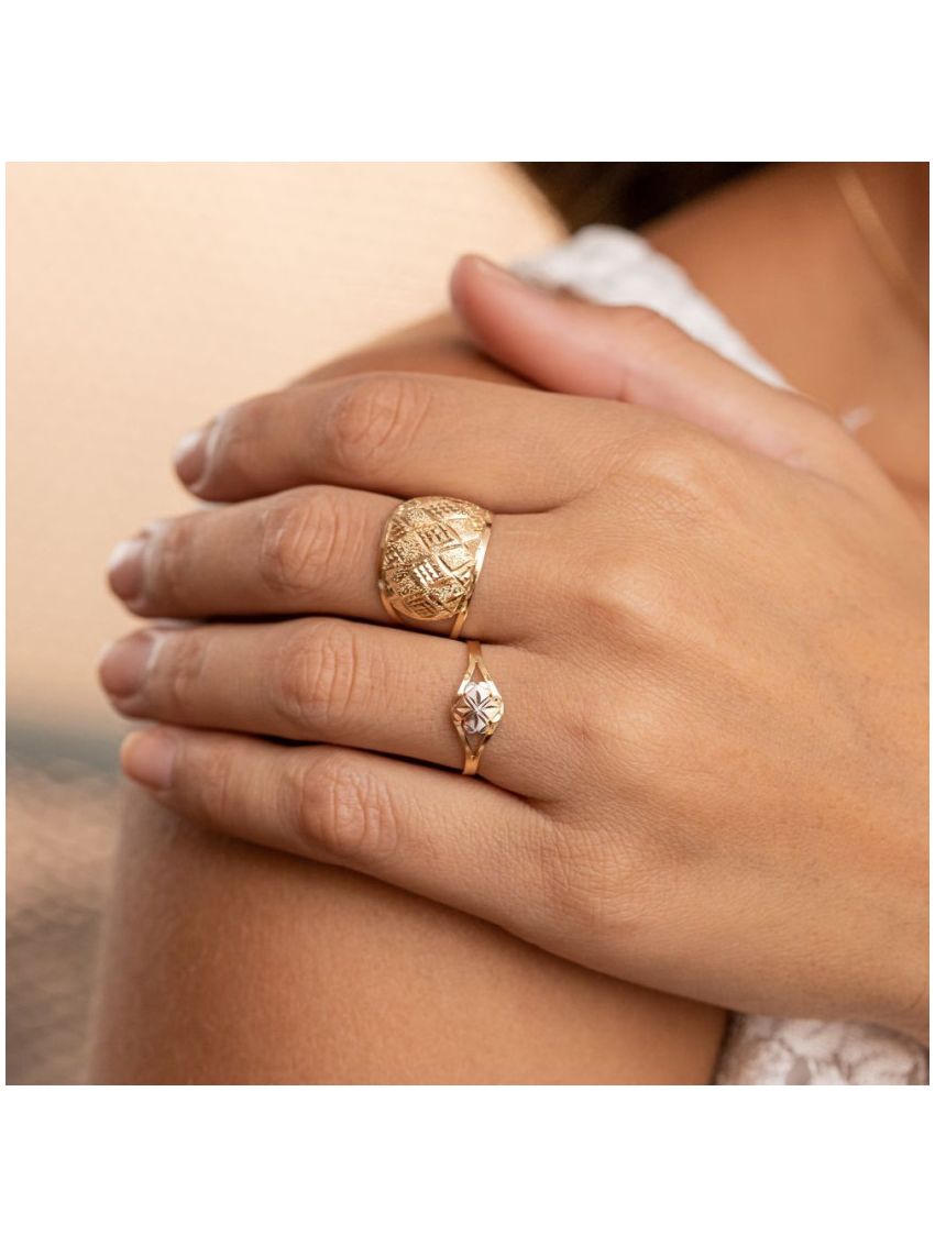 Anel de Ouro Amarelo 18k Prince