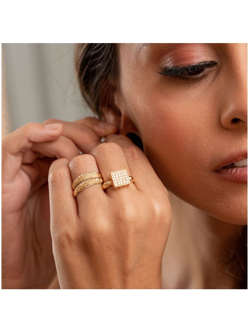 Par de Aparadores Ouro 18k Feminino 