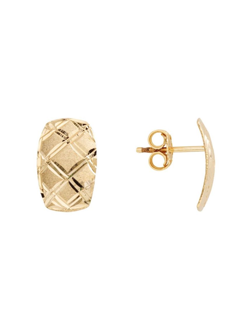 Brinco de Ouro 18k Bordado 
