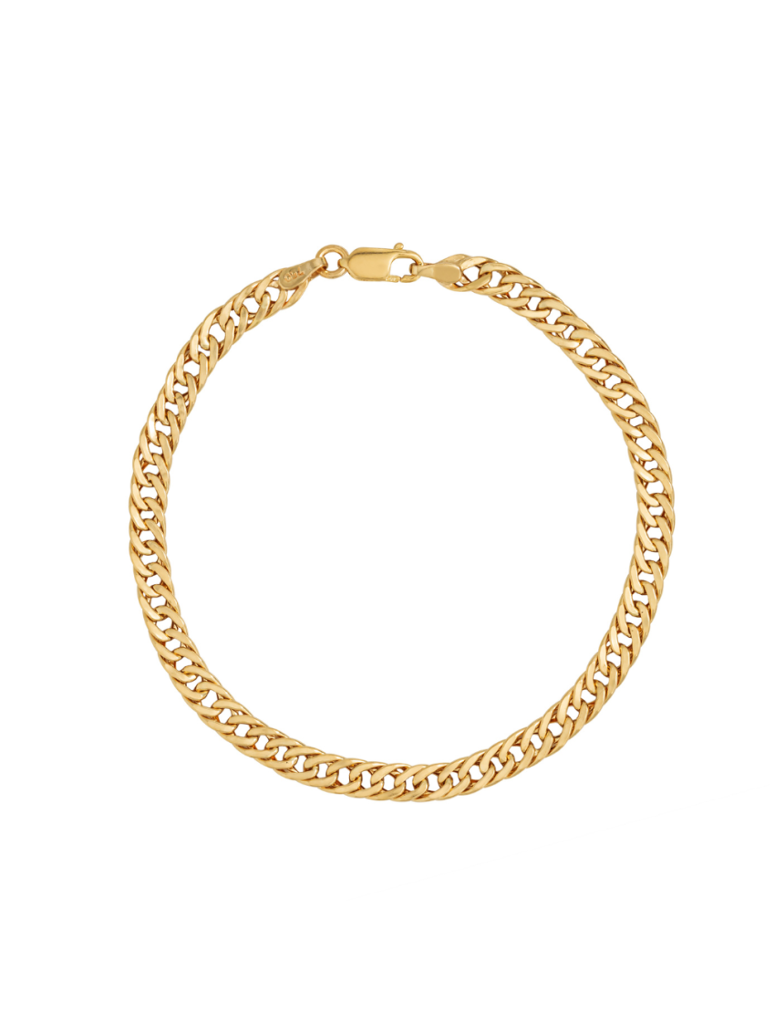 Pulseira Masculina de Ouro 18k Romana Nil