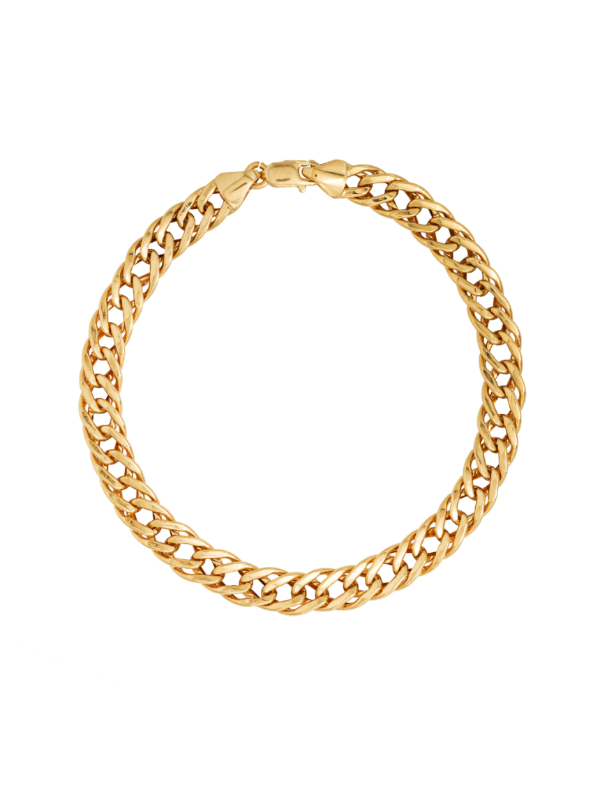 Pulseira Masculina de Ouro 18k Romana Nil