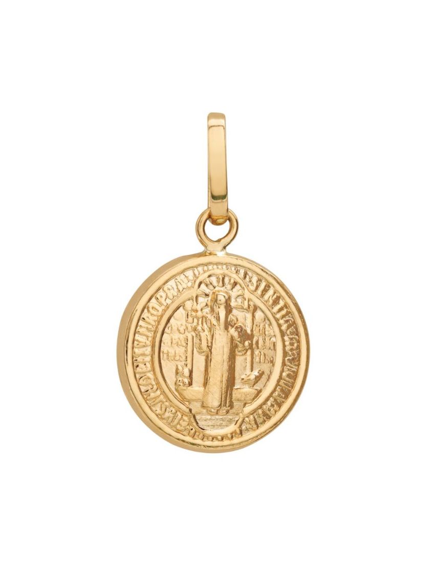 Pingente de Ouro 18k São Bento Pequeno