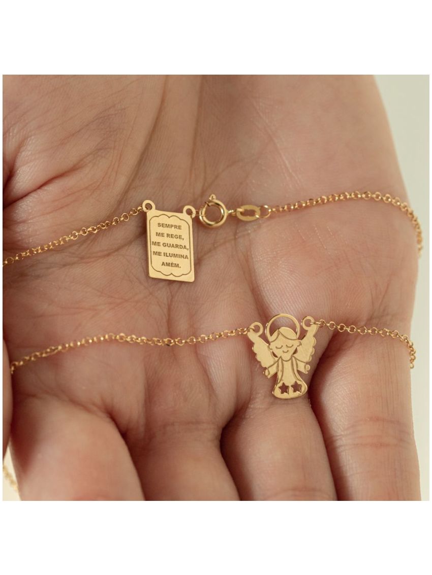 Corrente de Ouro 18k Escapulário
