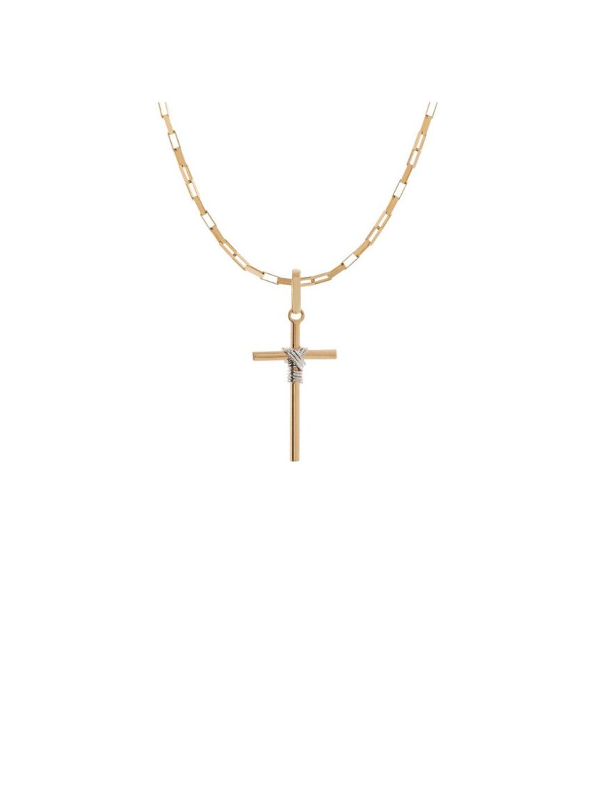 Pingente de Ouro 18k Cruz Pequeno