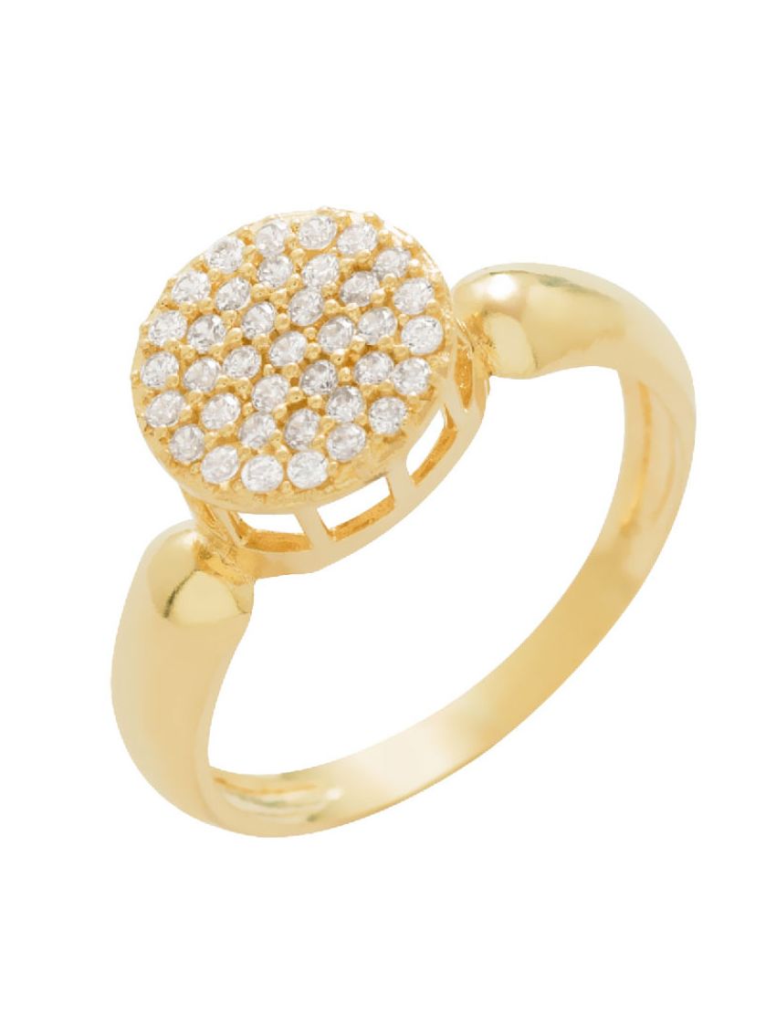 Anel de Ouro 18k Feminino Chuveiro Carineria