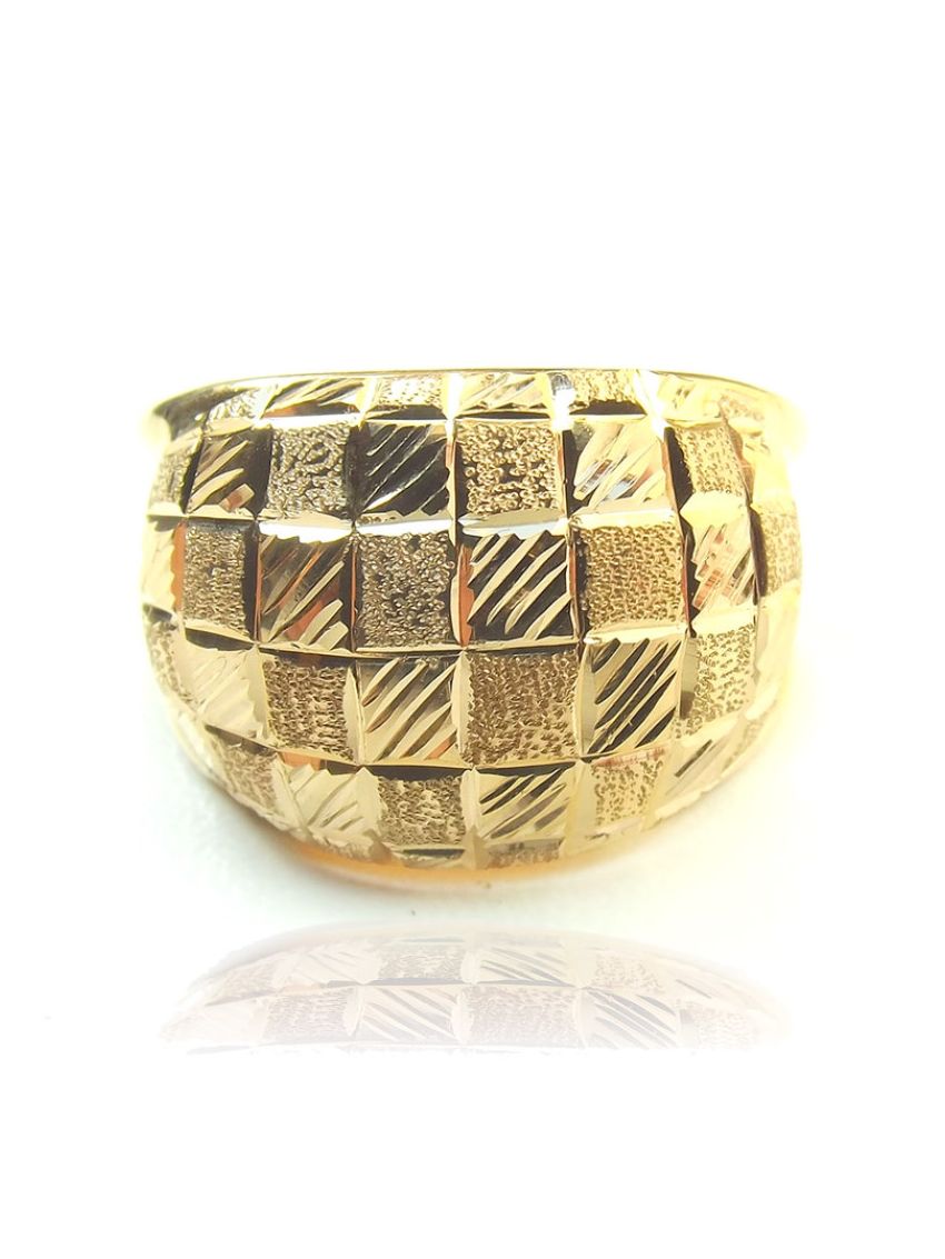 Anel em Ouro Feminino 18k Abaulada King