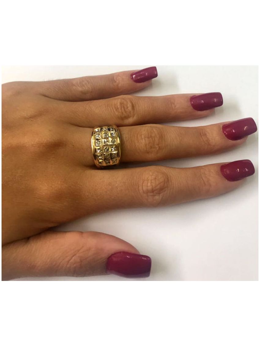 Anel Ouro Feminino 18k Signora