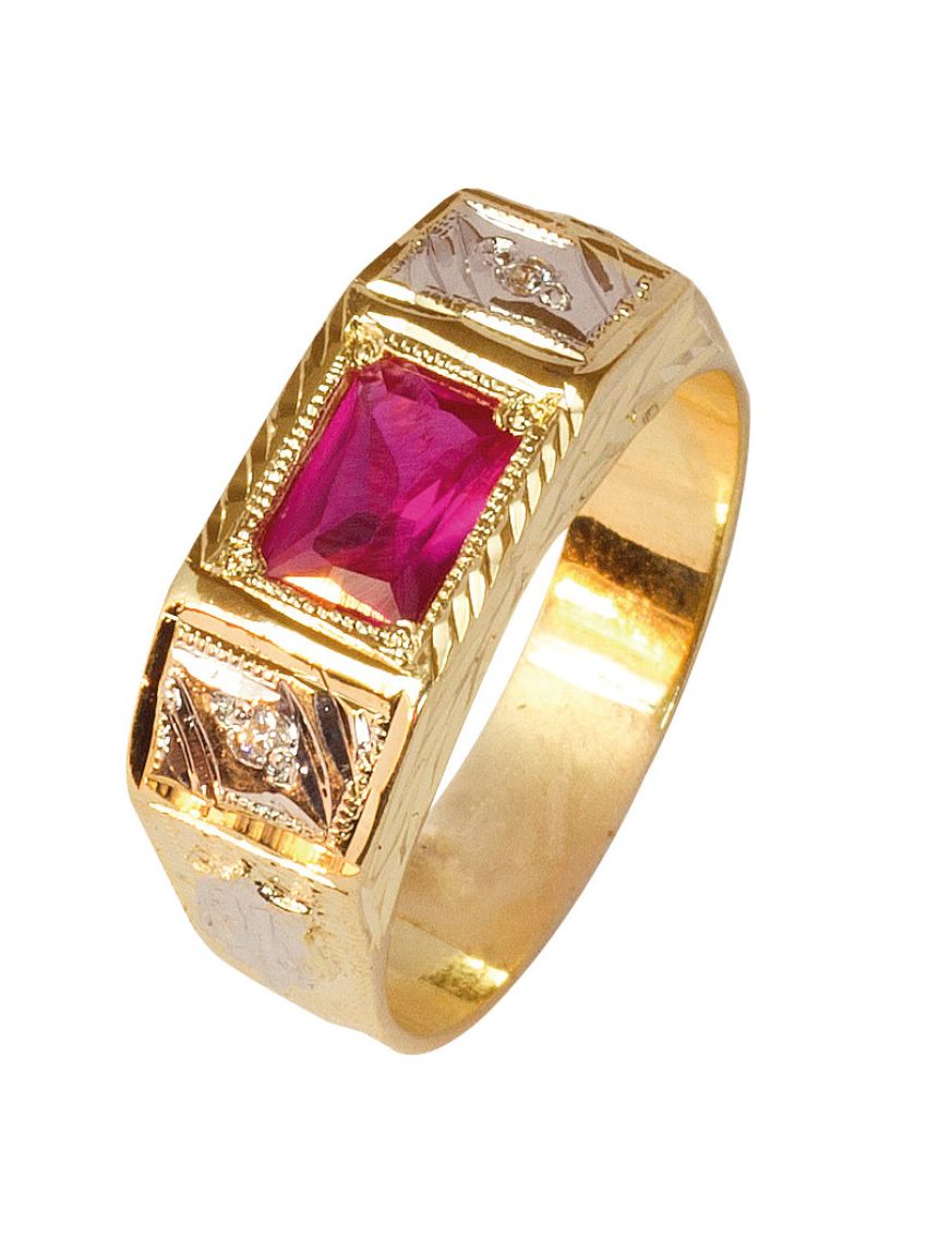 Anel de Formatura Ouro 18k Masculino An016