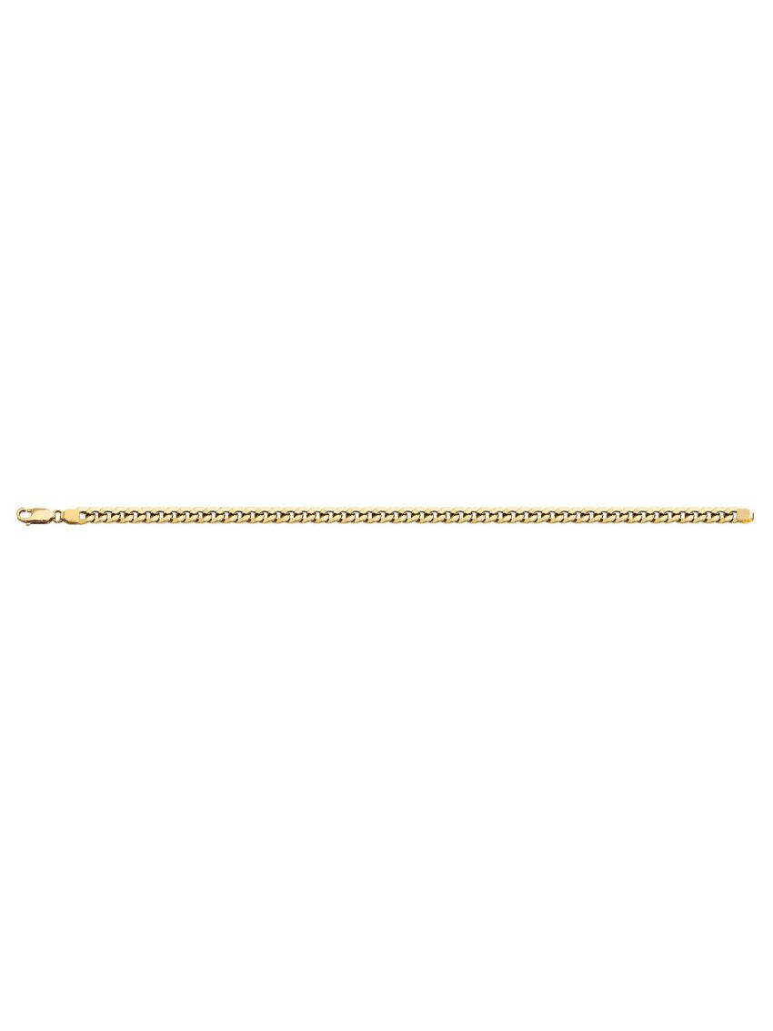 Pulseira de Ouro18k Grumet Achatada