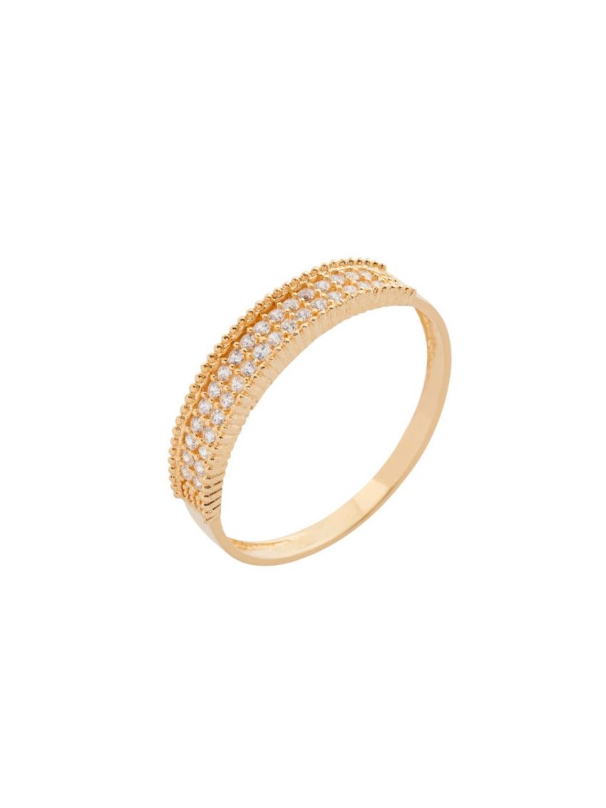 Meia Aliança de Ouro 18k