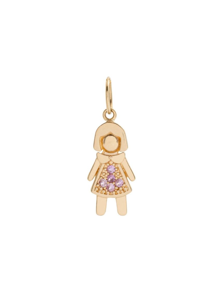 Pingente de Ouro 18k Menina