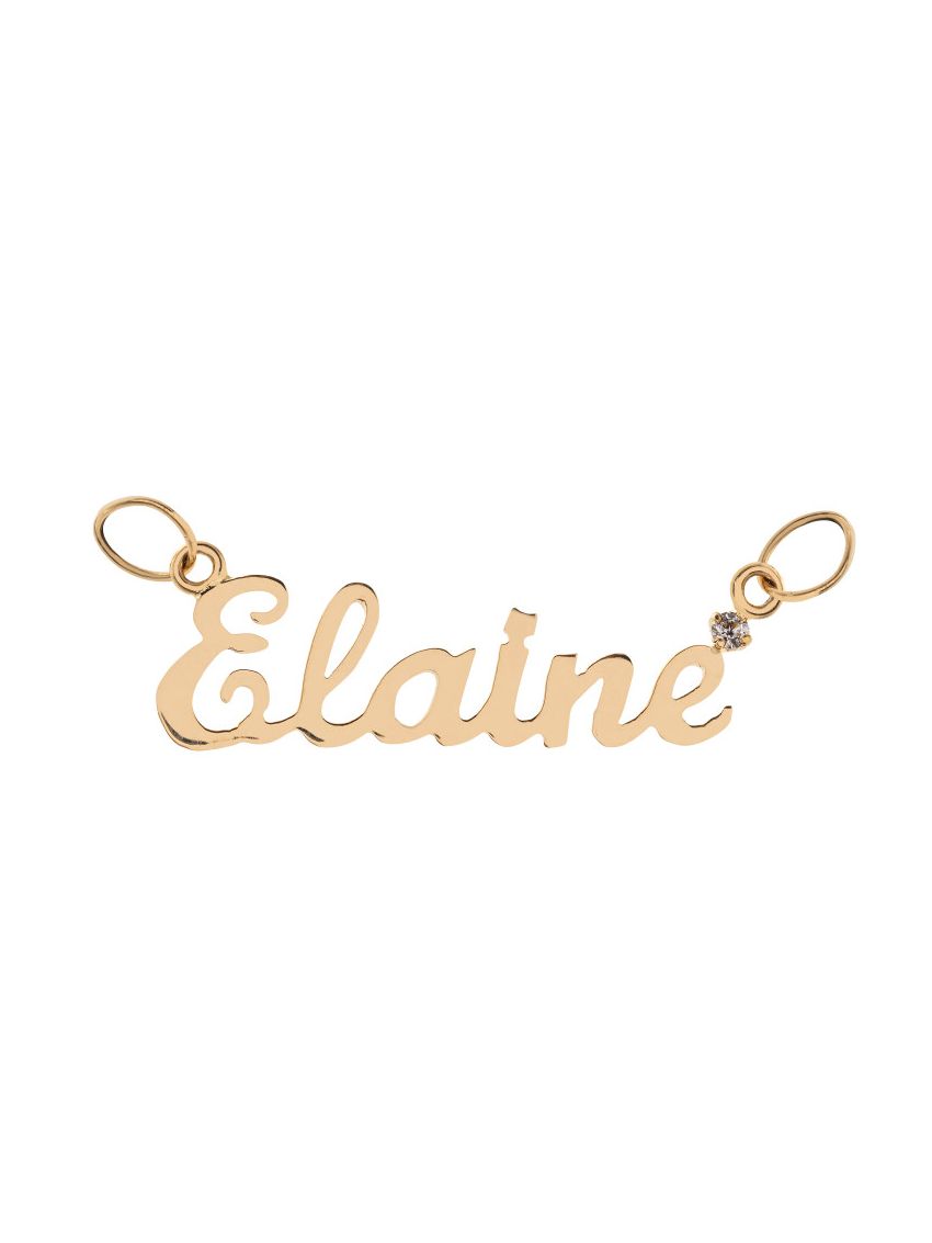 Pingente de Ouro 18k Nome