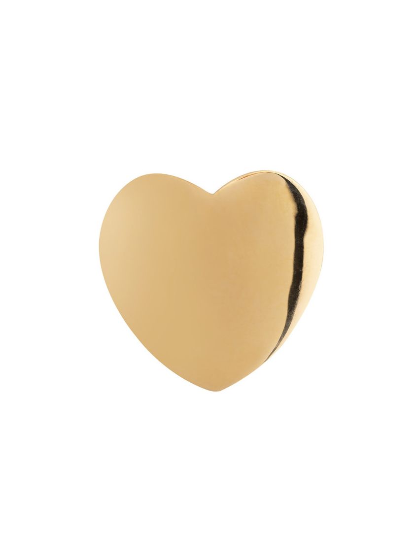 Pingente de Ouro 18k Coração Liso Grande