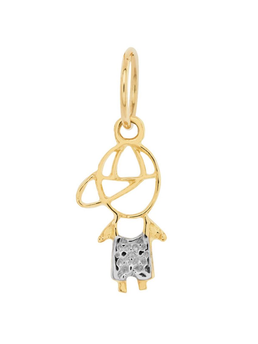 Pingente de Ouro 18k Menino