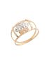 Anel em Ouro 18k Floral Oros 3 Ouros