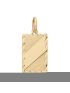 Pingente de Ouro 18k Placa 